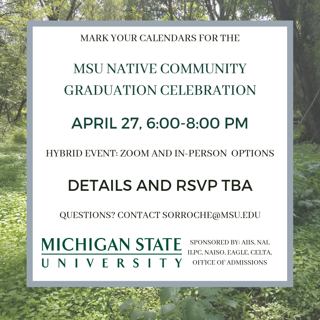 MSU Native Community Graduation Celebration
