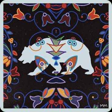 Artist Mikhail Moran – Great White Medicine Bear