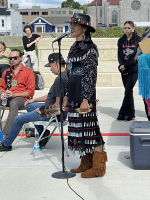 Legislative Day/Pow Wow Exhibition on Steps of State Capitol 