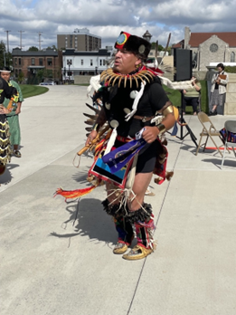 Legislative Day/Pow Wow Exhibition on Steps of State Capitol 