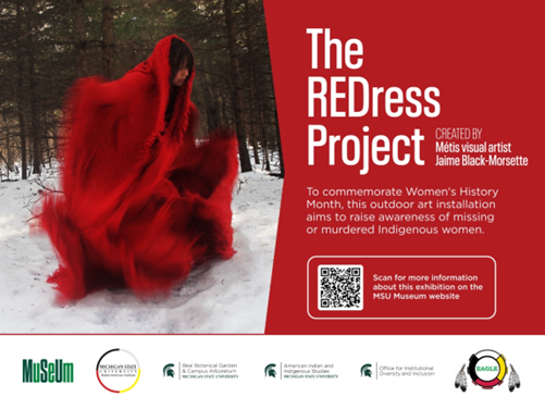 The REDress Project created vy Metis visual artist Jaime Black-Morsette