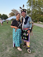 Sonja (arena director) and Jefferson Ballew.